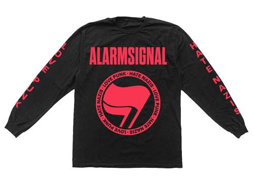 Alarmsignal - Antifa, Love Punk, Hate Nazis Longsleeve Shirt